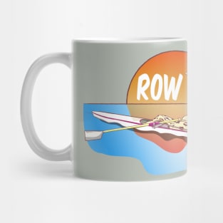 Rowboat Giraffe Rowing Mug